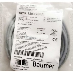 Baumer IGYX 12N37B3/L Inductive Proximity Switch - Original New